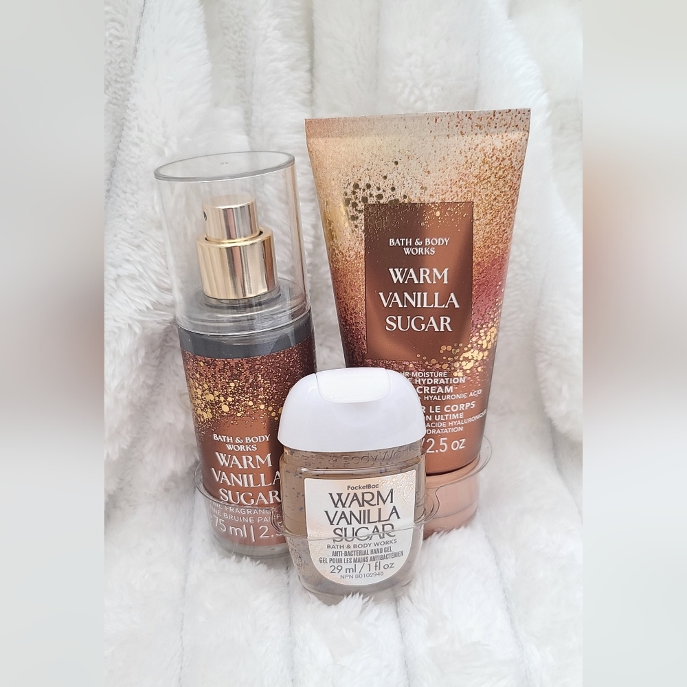 Bath & Body Works Warm Vanilla Sugar Trio